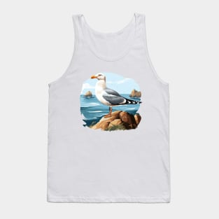 Cute Seagull Tank Top